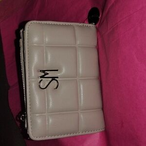 Steve Madden Quilted Cream Wallet